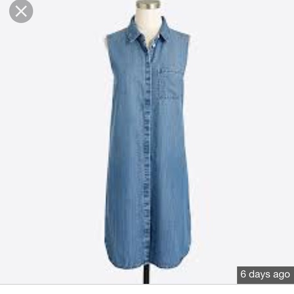 J. Crew Factory Dresses & Skirts - J.Crew factory sleeveless denim dress J. Crew Factory Dresses & Skirts - J.Crew factory sleeveless denim dress